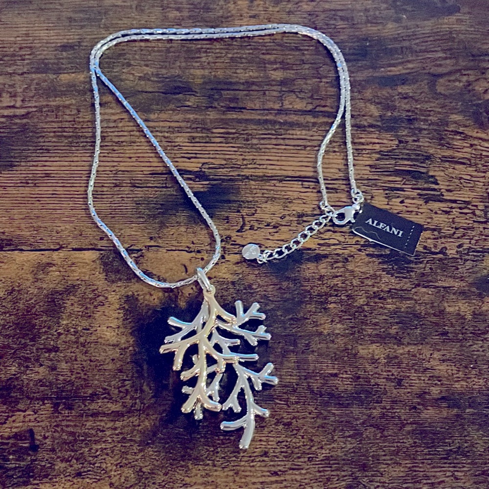 Alfani Gold & Silver 2 Branch necklace 32” thick chain NWT
